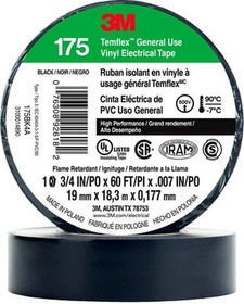 Nastro izolant Temflex175 19x18x0.18 (zi)