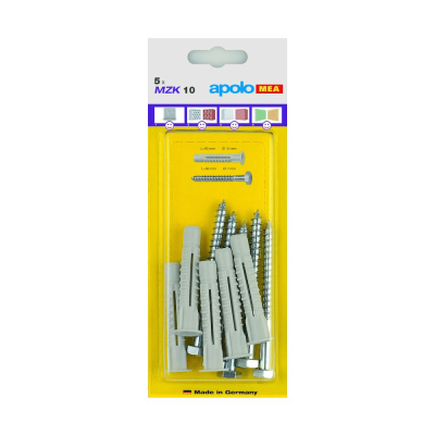 Upa plastike MZK 6x50+ganxhe 4.5x52 (5cp/blister)